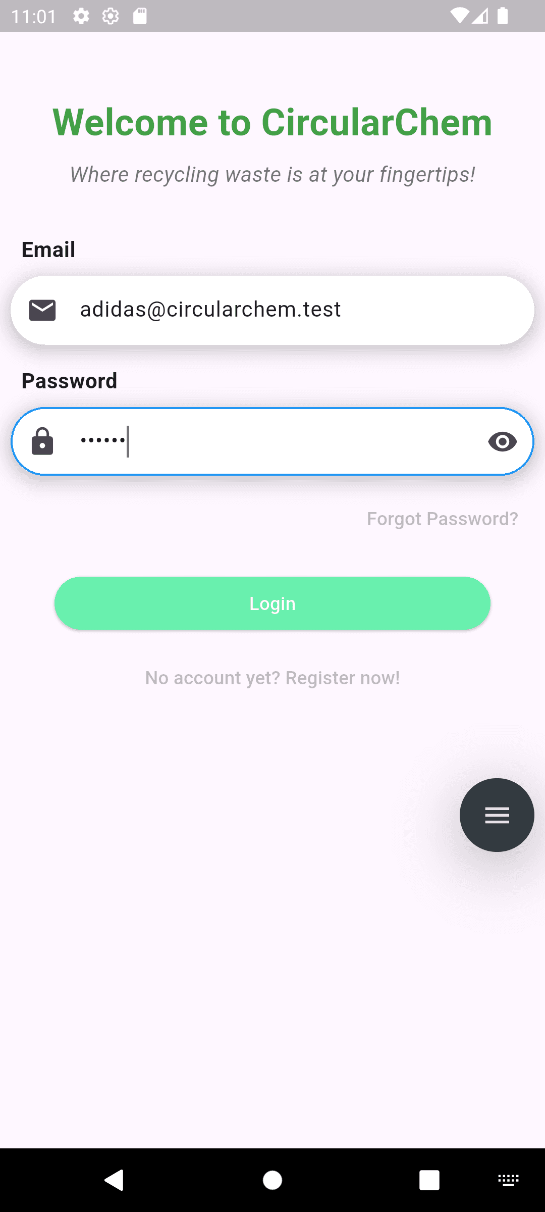 Screenshot 1 for Circular Chem