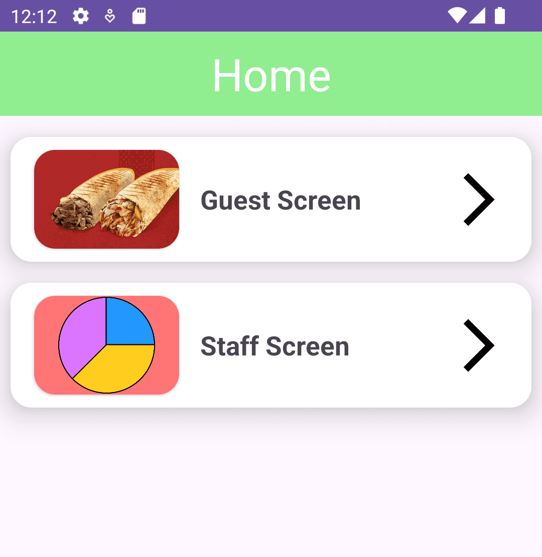 Screenshot 1 for Saffron and Spice Restaurant App