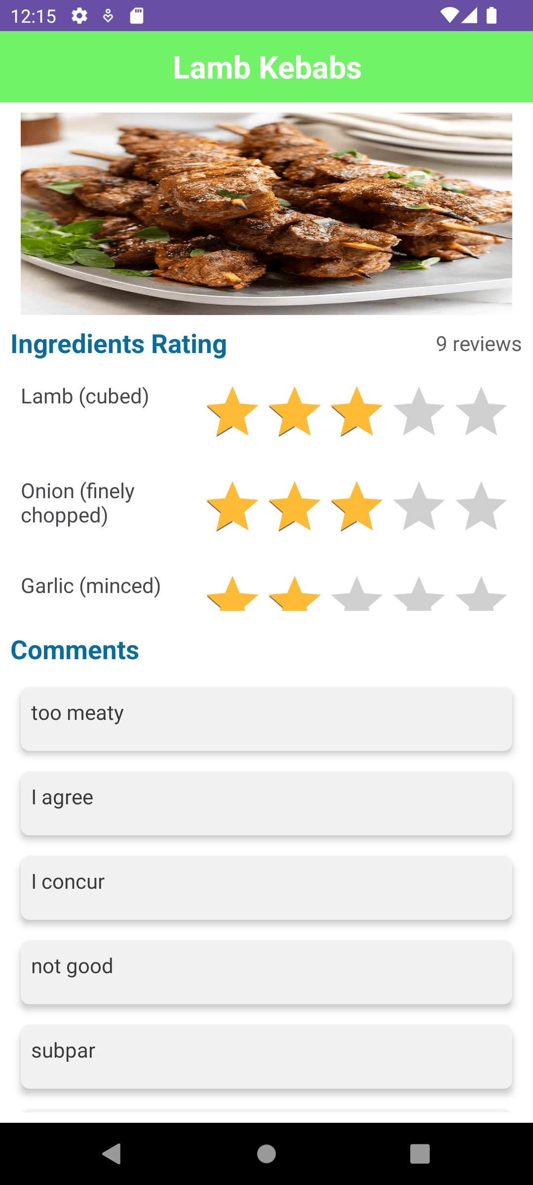 Screenshot 3 for Saffron and Spice Restaurant App